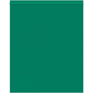 10 x 12" - 2 Mil Green Reclosable Poly Bags