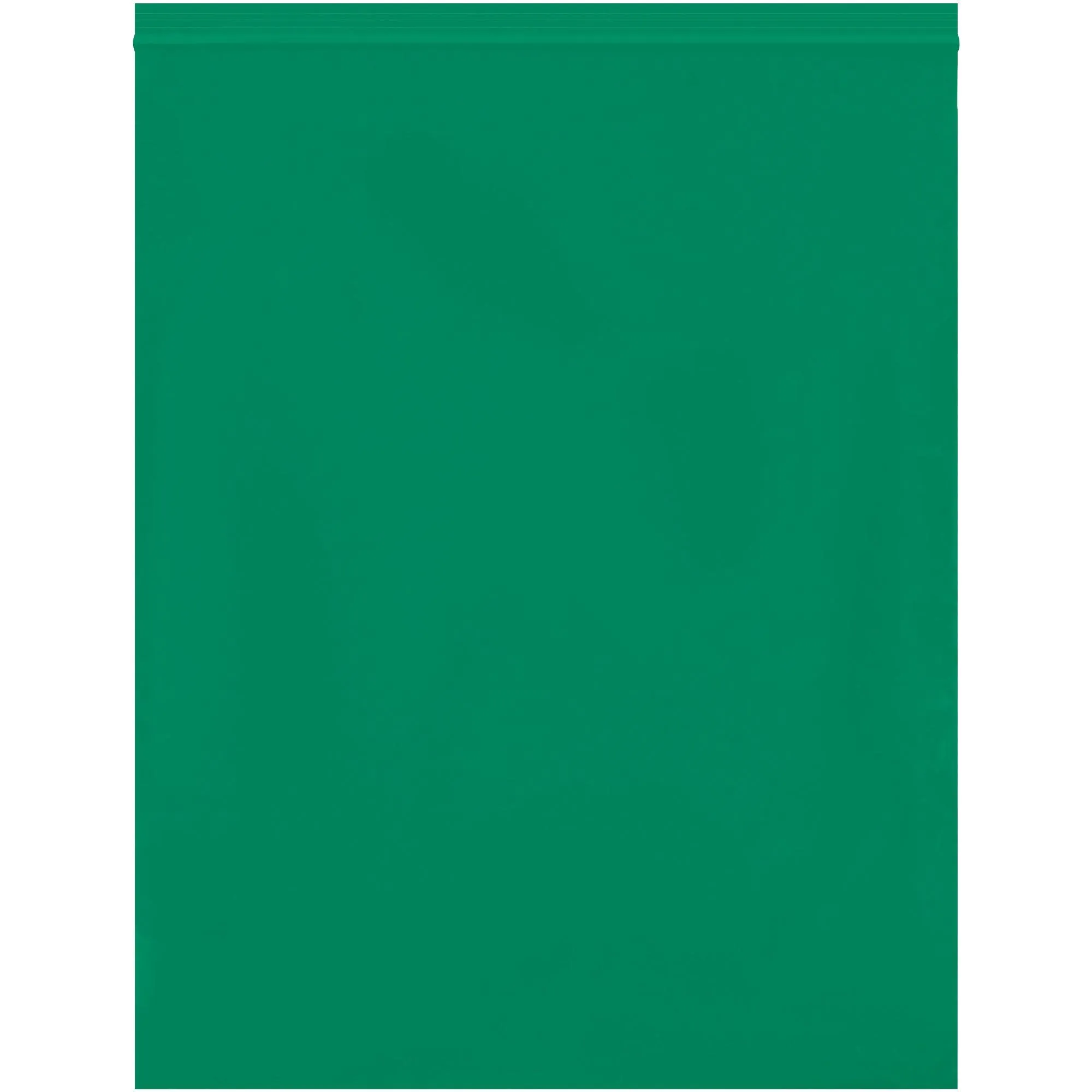 12 x 15" - 2 Mil Green Reclosable Poly Bags