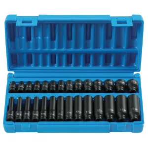 1/4" Dr. 28 pc. Std. & Deep Length Metric Master Set GRE9728M