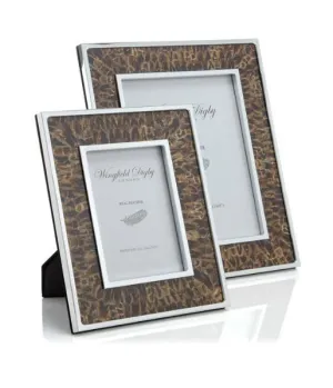 5x7 Feather Photo Frame - Hen Pheasant