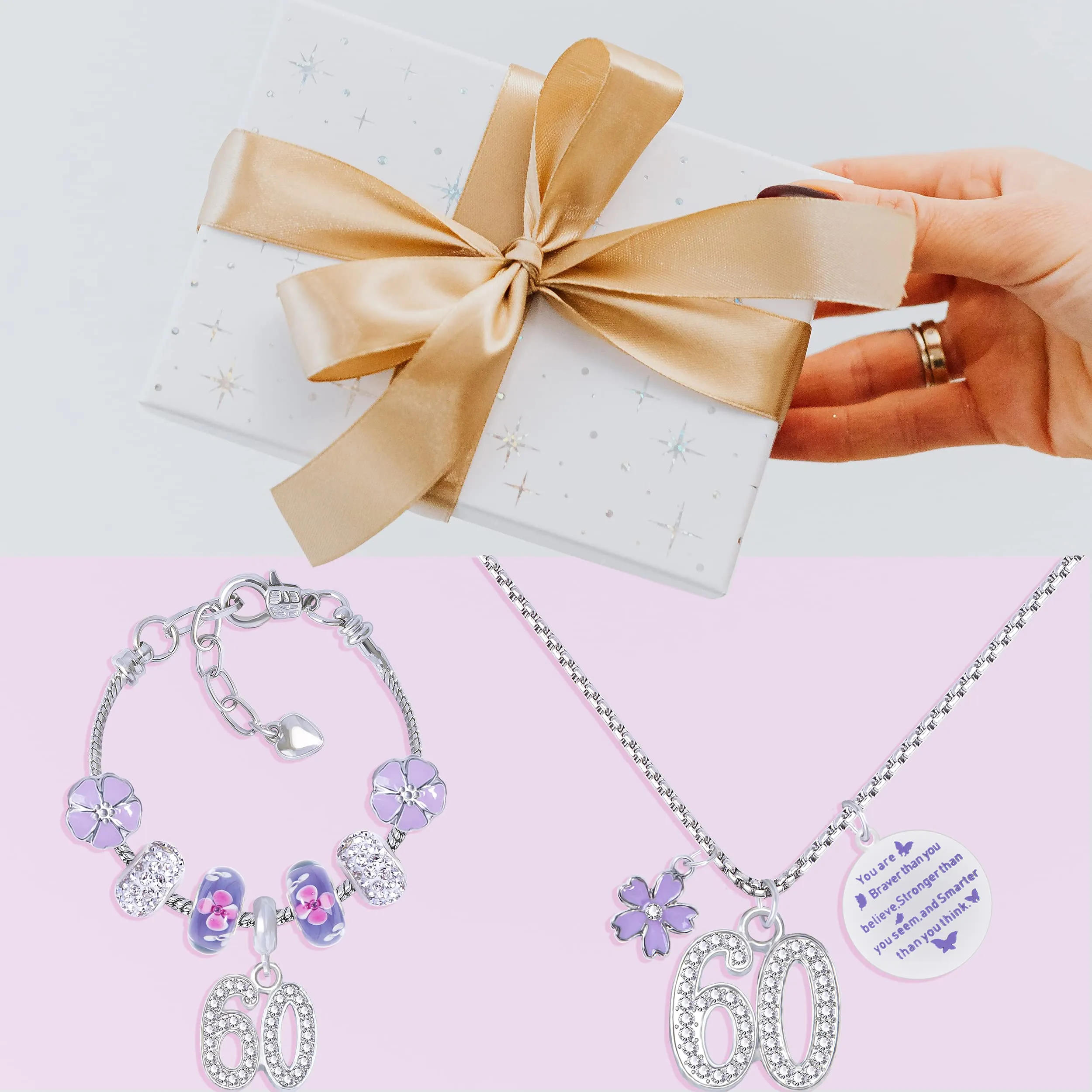 60th Birthday, 60th Birthday Gift, 60th Birthday Women Gifts, 60th Birthday Necklace, 60th