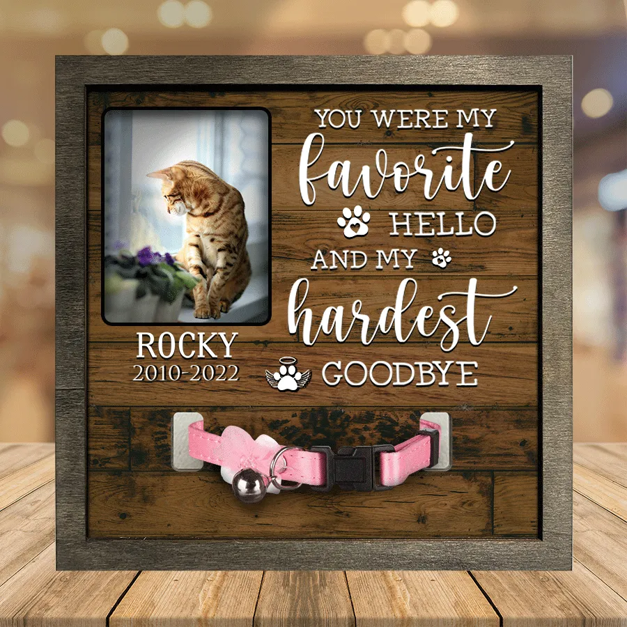 A Bengal Cat Picture Frames Memorial Pet one by my side forever in my heart Cat Lover Gift, Memorial Gifts