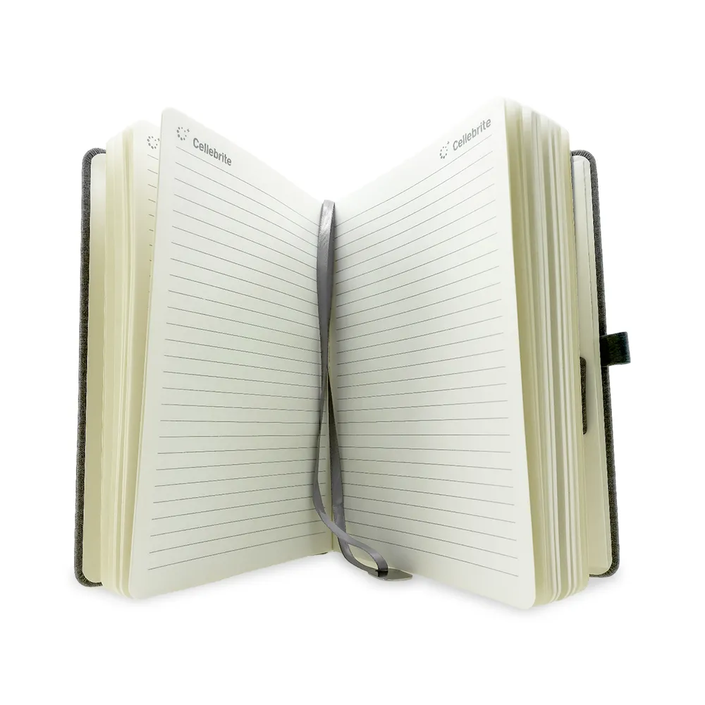 A5 Notebook with Rubber Strap