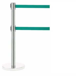 AARCO Products HS-27GR Crowd Control Stanchion