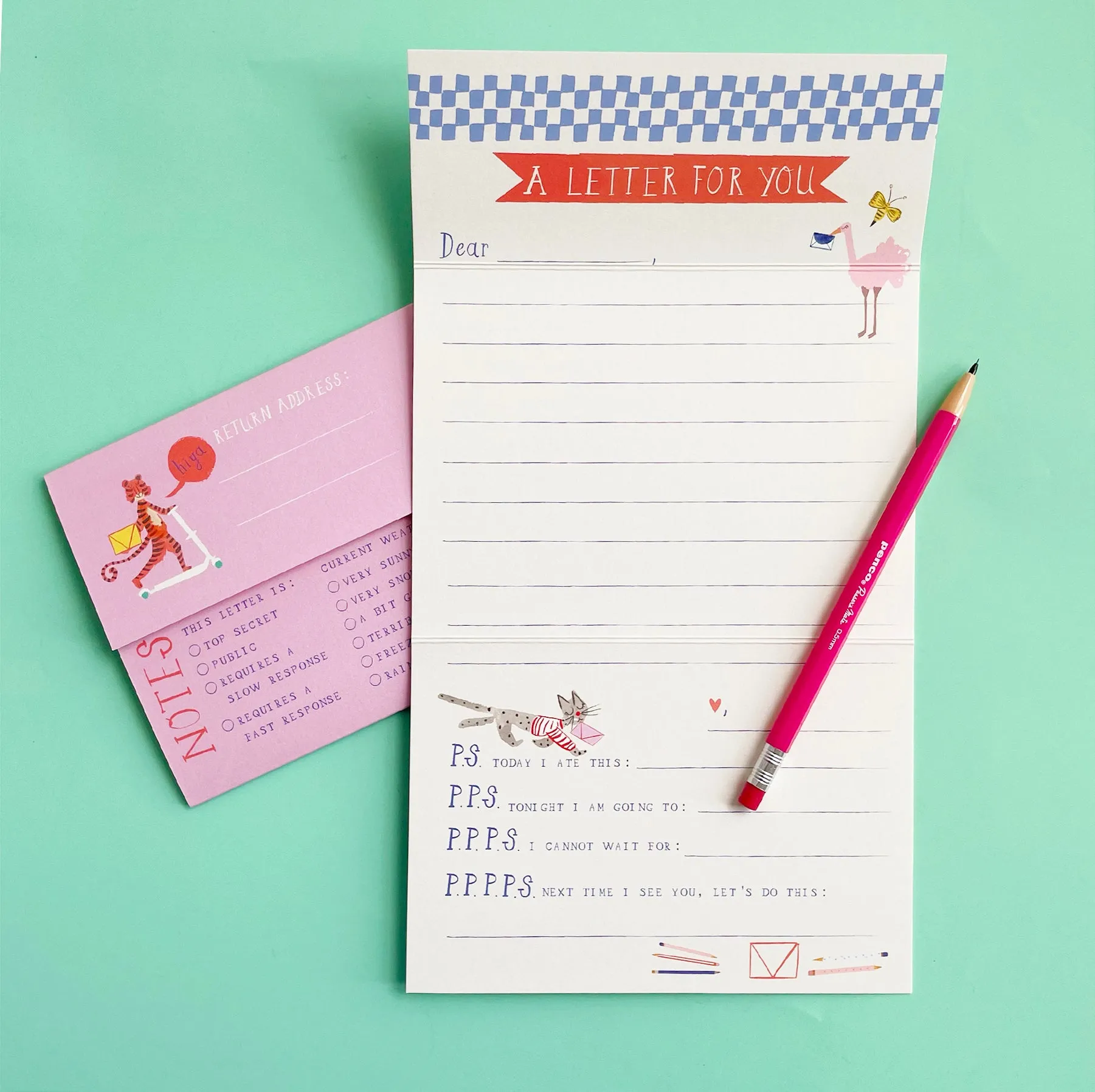 Animal Ménagerie Stationery Set