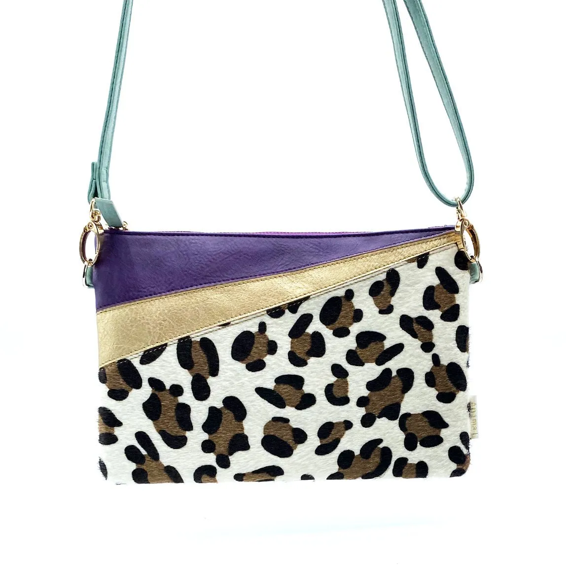 Animal Print Purple Leopard Print Clutch