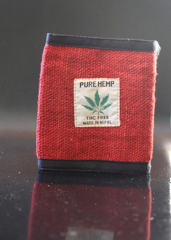 Bi Fold Hemp Wallets