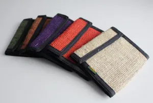 Bi Fold Hemp Wallets