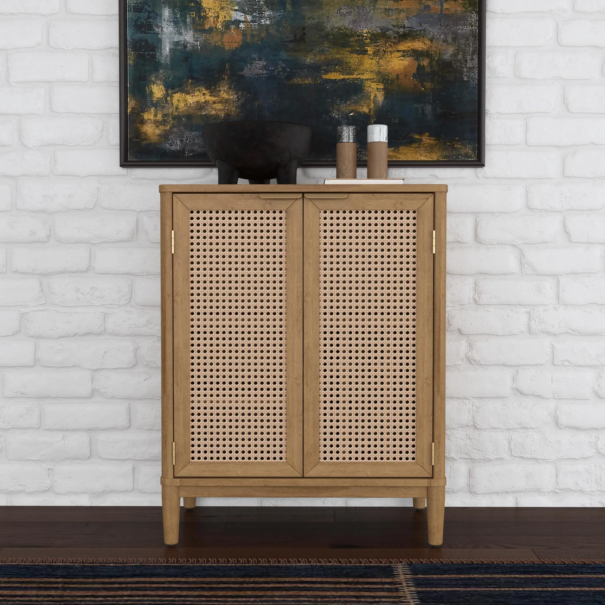 Brentwood Brown Bar Cabinet