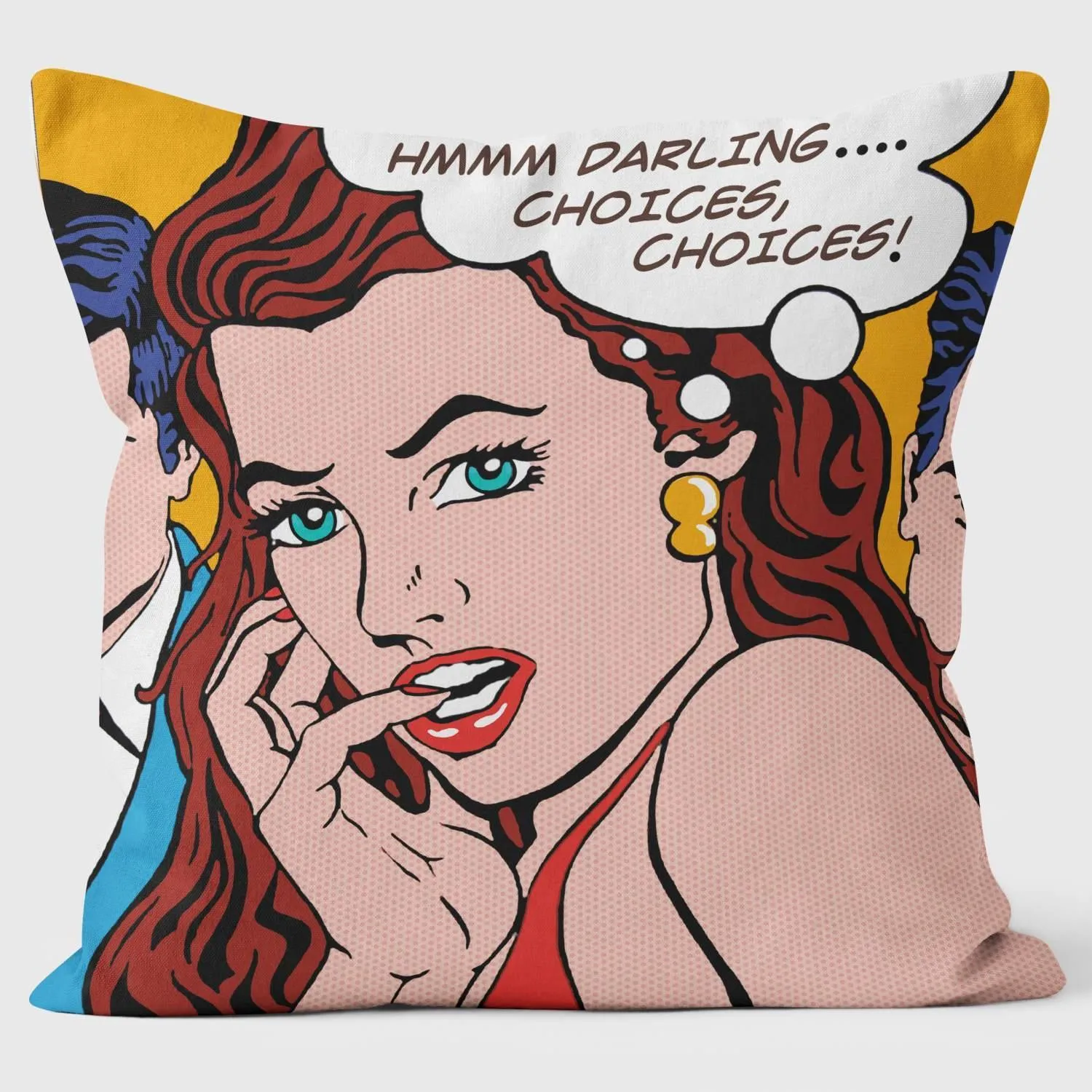 Choices - Pop Art Cushion