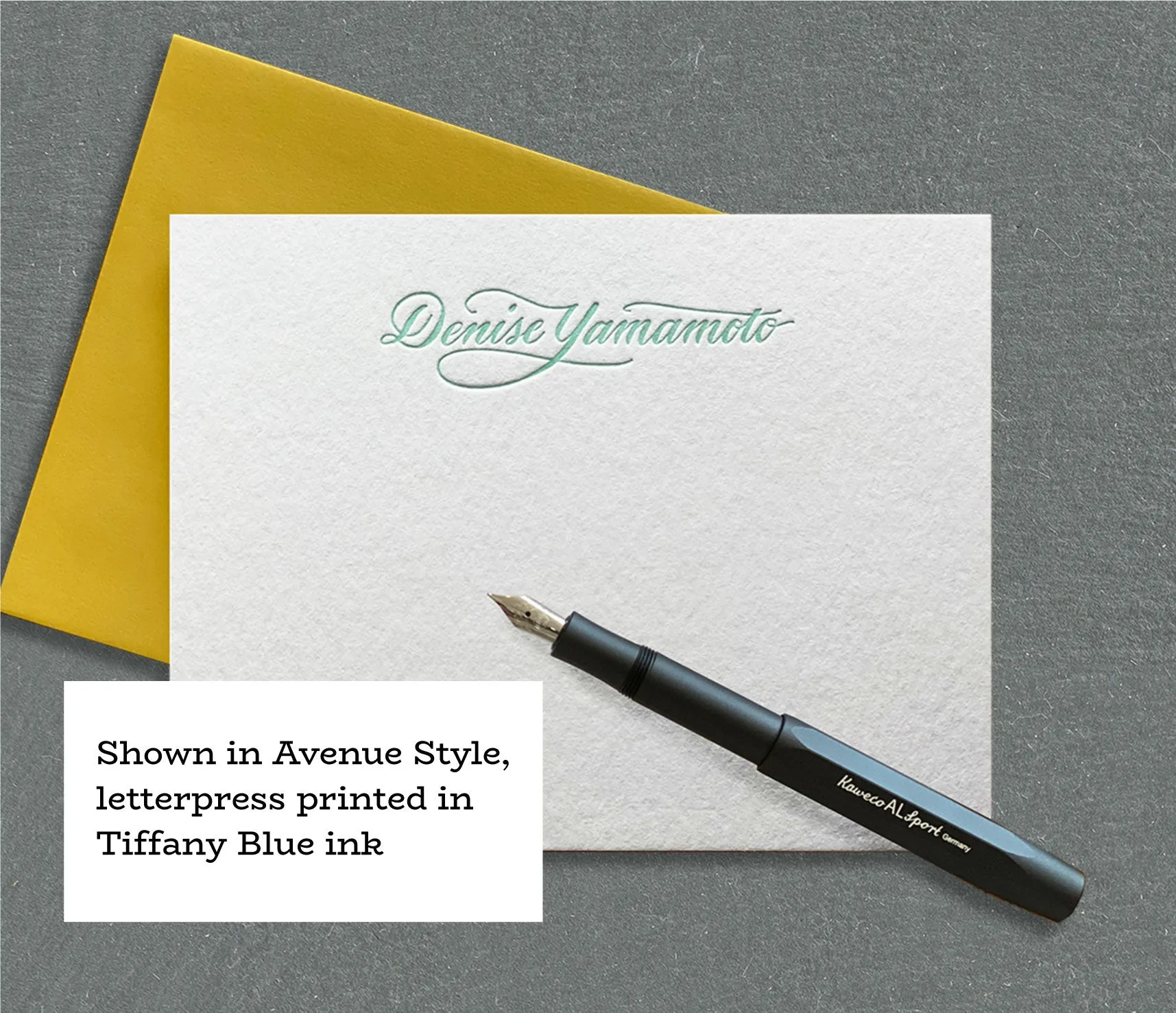 Court Custom Letterpress Stationery