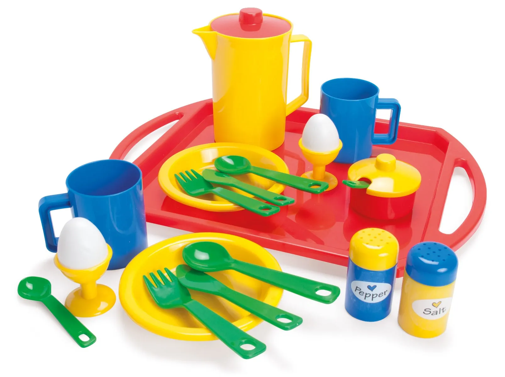 Dantoy Classic-Breakfast Set On Tray In Net