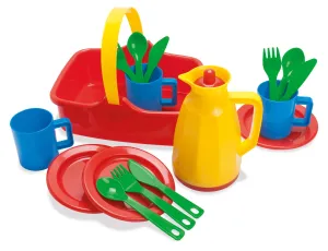 Dantoy Classic-Picnic Set For 3 Pers In Net