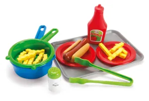 Dantoy Hotdog & Fries Set on Tray 22 pcs