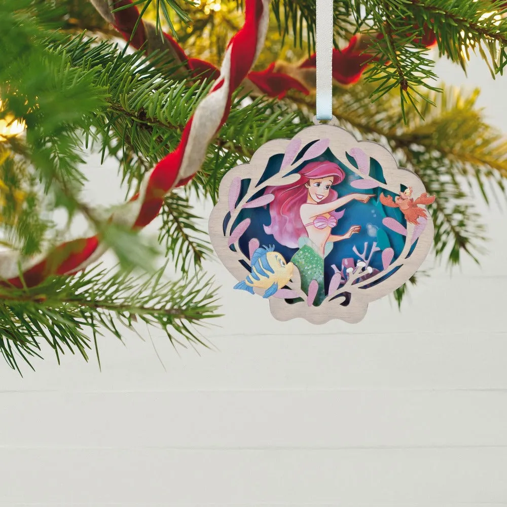 Disney The Little Mermaid, Ariel and Friends Papercraft — Hallmark Keepsake Christmas Ornament