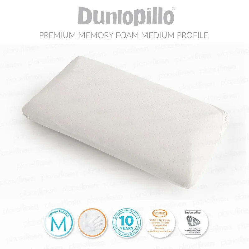 Dunlopillo Therapillo Premium Memory Foam Medium Profile Pillow