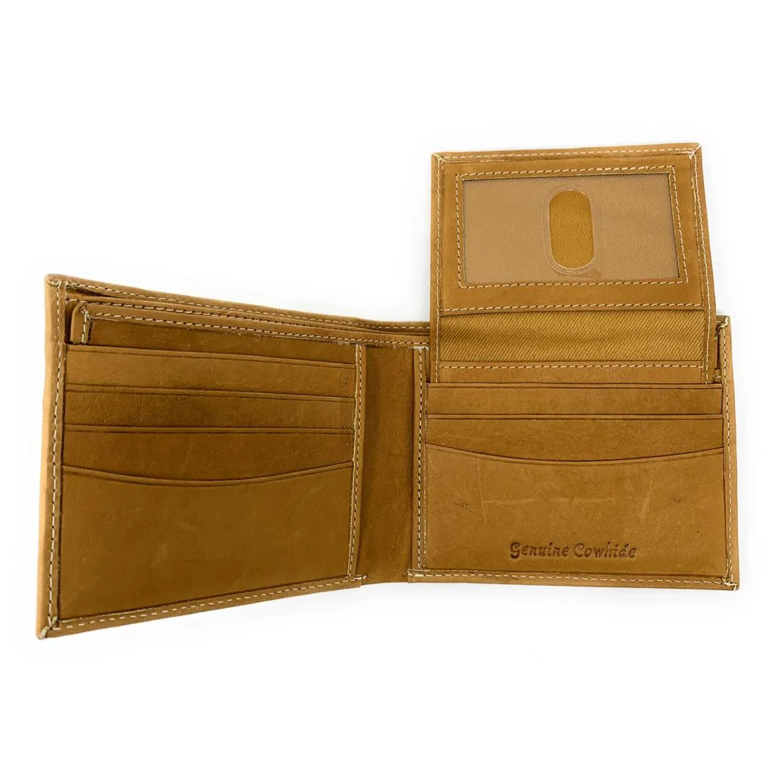 Empire Cove Stylish Genuine Leather Bifold Wallets Mens Womens