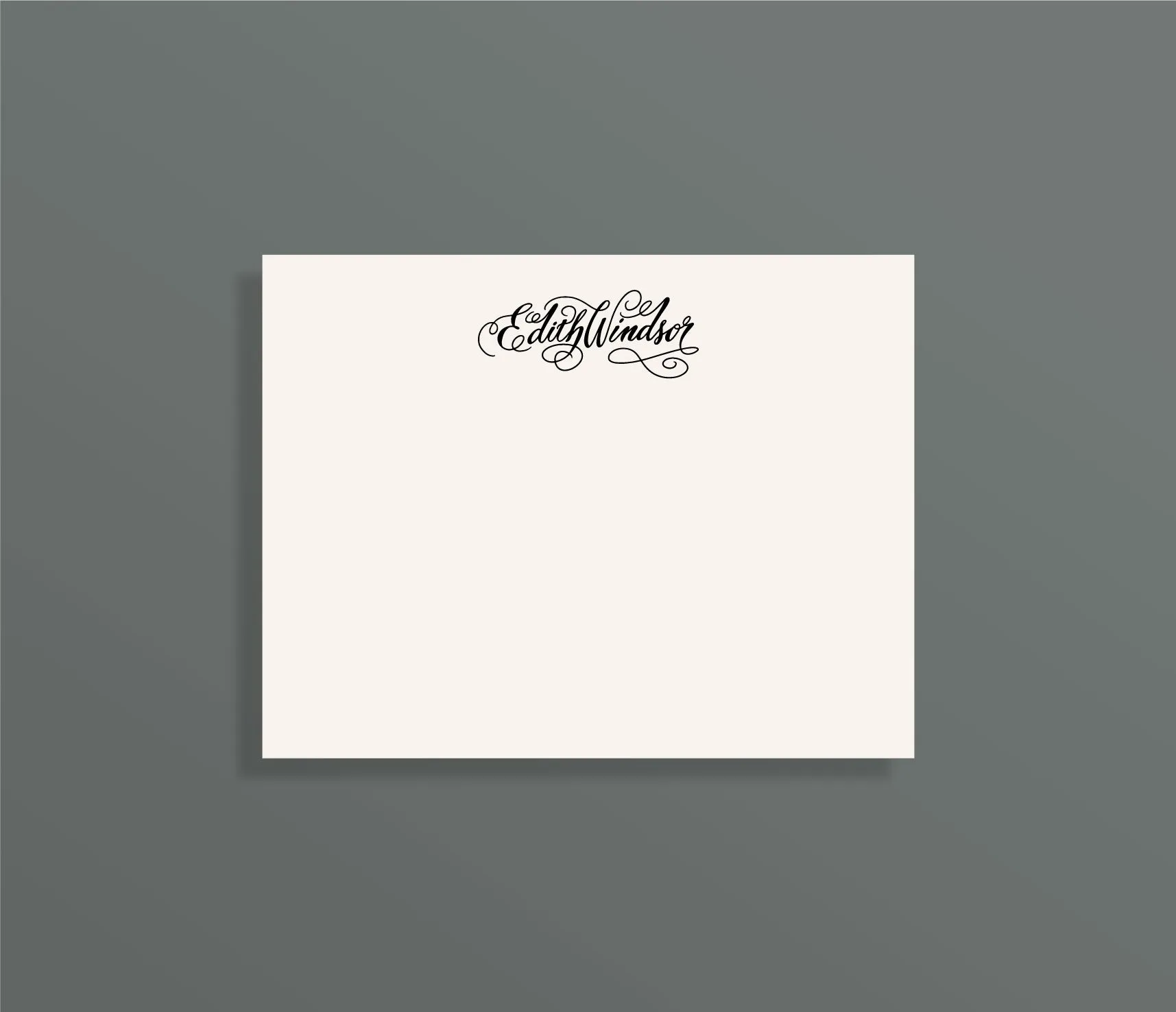 Flourish Custom Letterpress Stationery