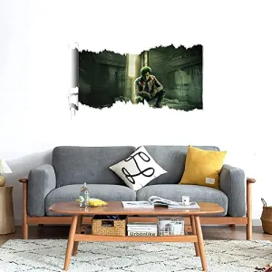 GADGETS WRAP Printed Wall Decal Sticker Scratched Paper Style Wall Decal (90cm x 50cm) - Teen Beast