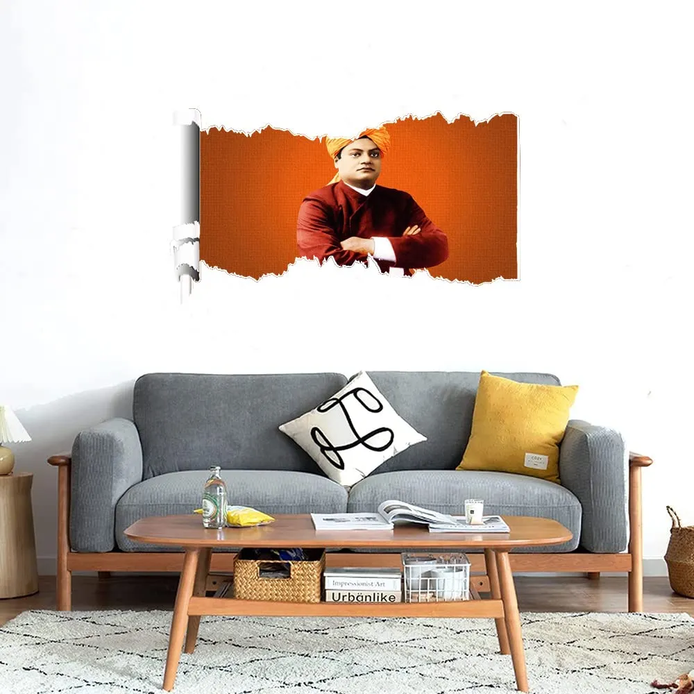 GADGETS WRAP Printed Wall Decal Sticker Scratched Paper Style Wall Decal (90cm x 50cm) - VIVEKANANDHA