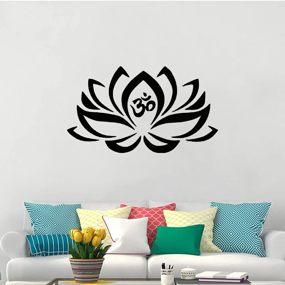 GADGETS WRAP Vinyl Decal Sticker Lotus Flower (Item Finish Size : 98cm x 56cm)