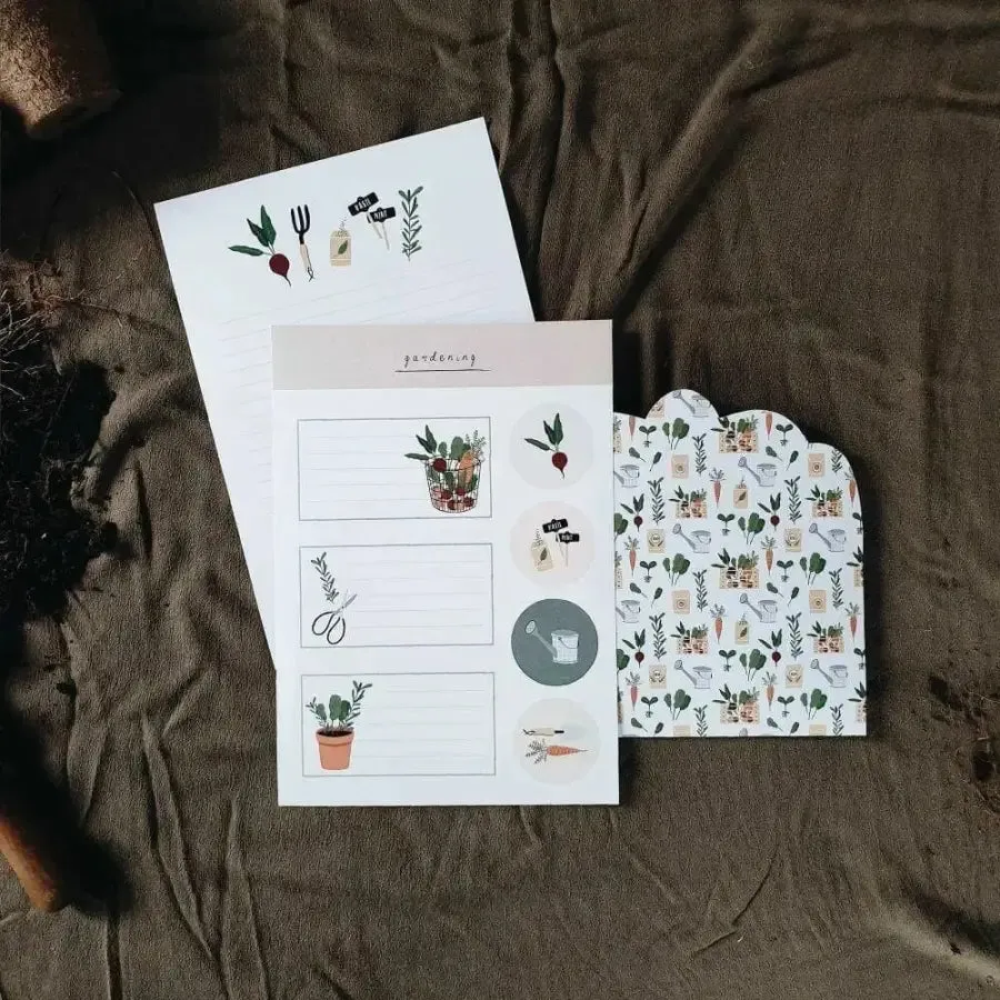 Gardening Letter Writing Set