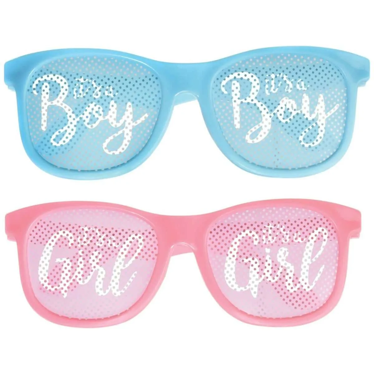 Gender Reveal - "Girl or Boy" Glasses (10ct)