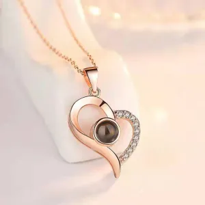 Gifts Rose- Silver Necklaces