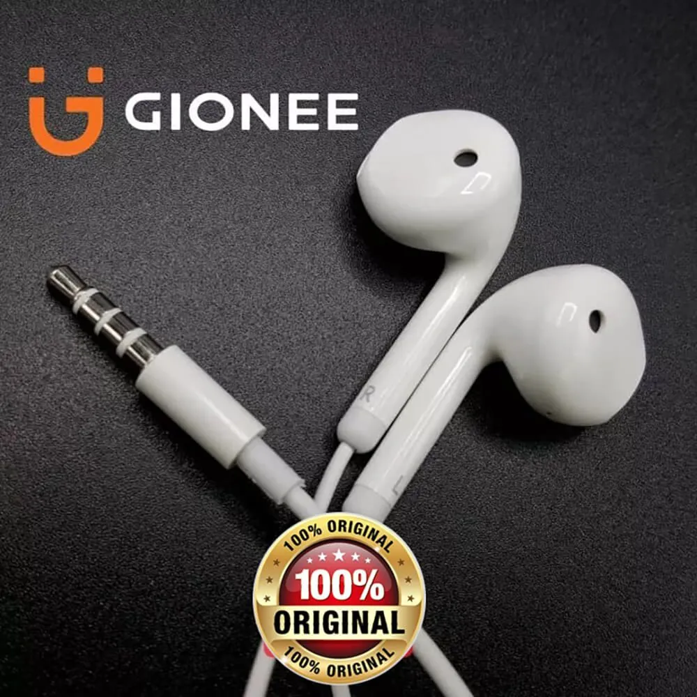 GiONEE 100% Original Pure Imported Handsfree High Quality Deep Bass - Sound - Earphones