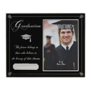 Graduation Photo Frame with Engraving Plate