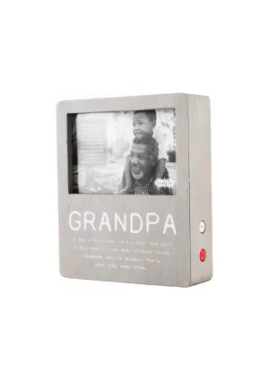 'Grandpa' Voice Recorded Picture Frame