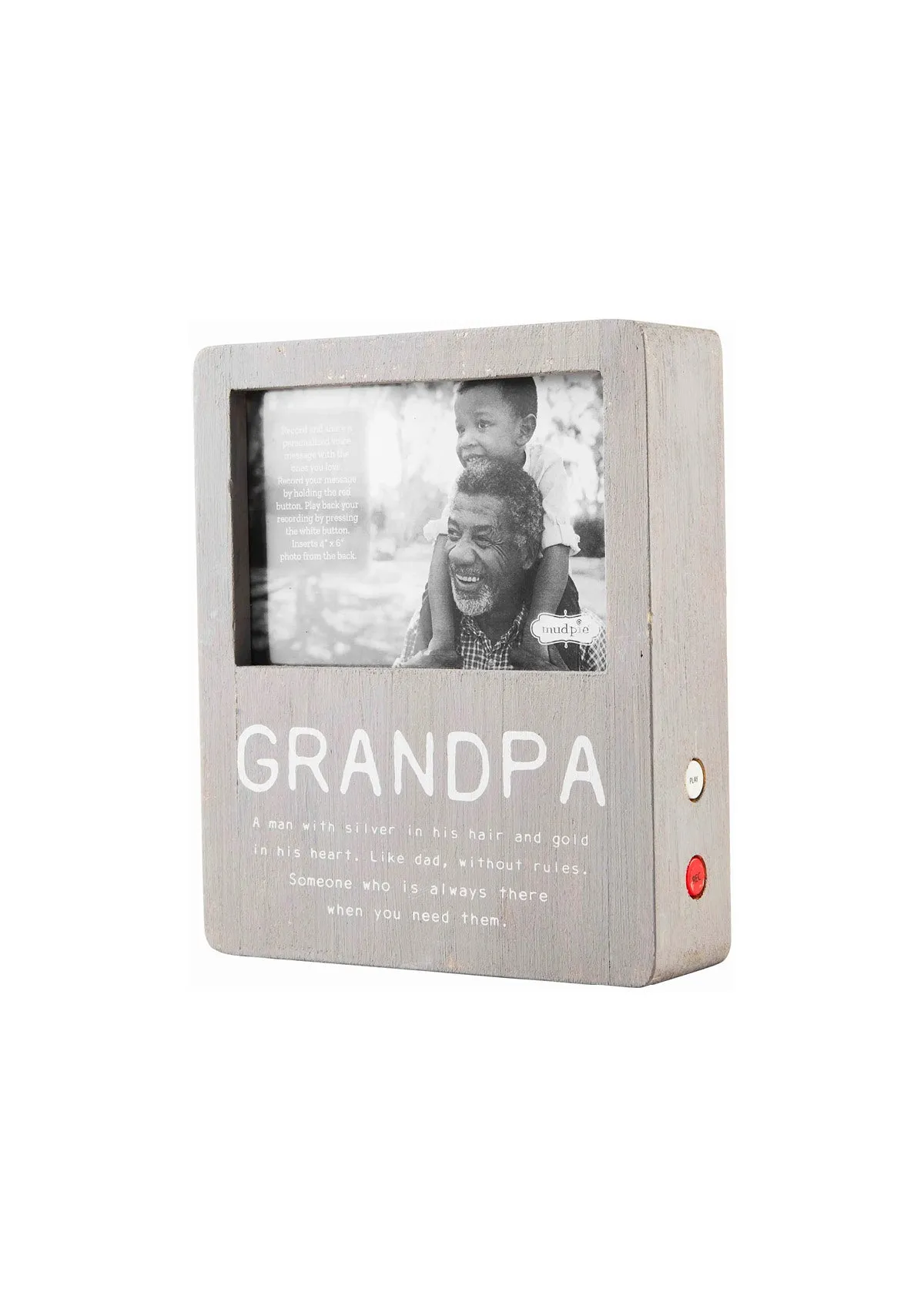 'Grandpa' Voice Recorded Picture Frame