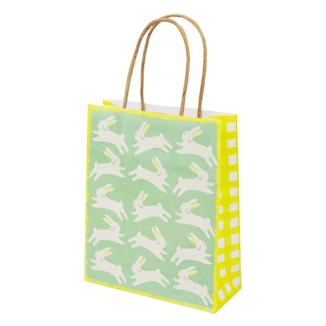 Green Bunny Treat Bag - 8 Pack