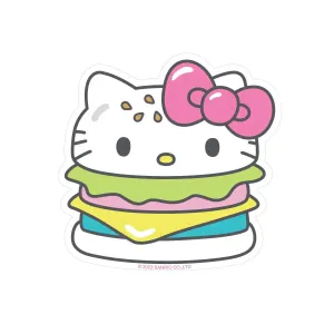 ''Hello Kitty Burger'', Vinyl Sticker