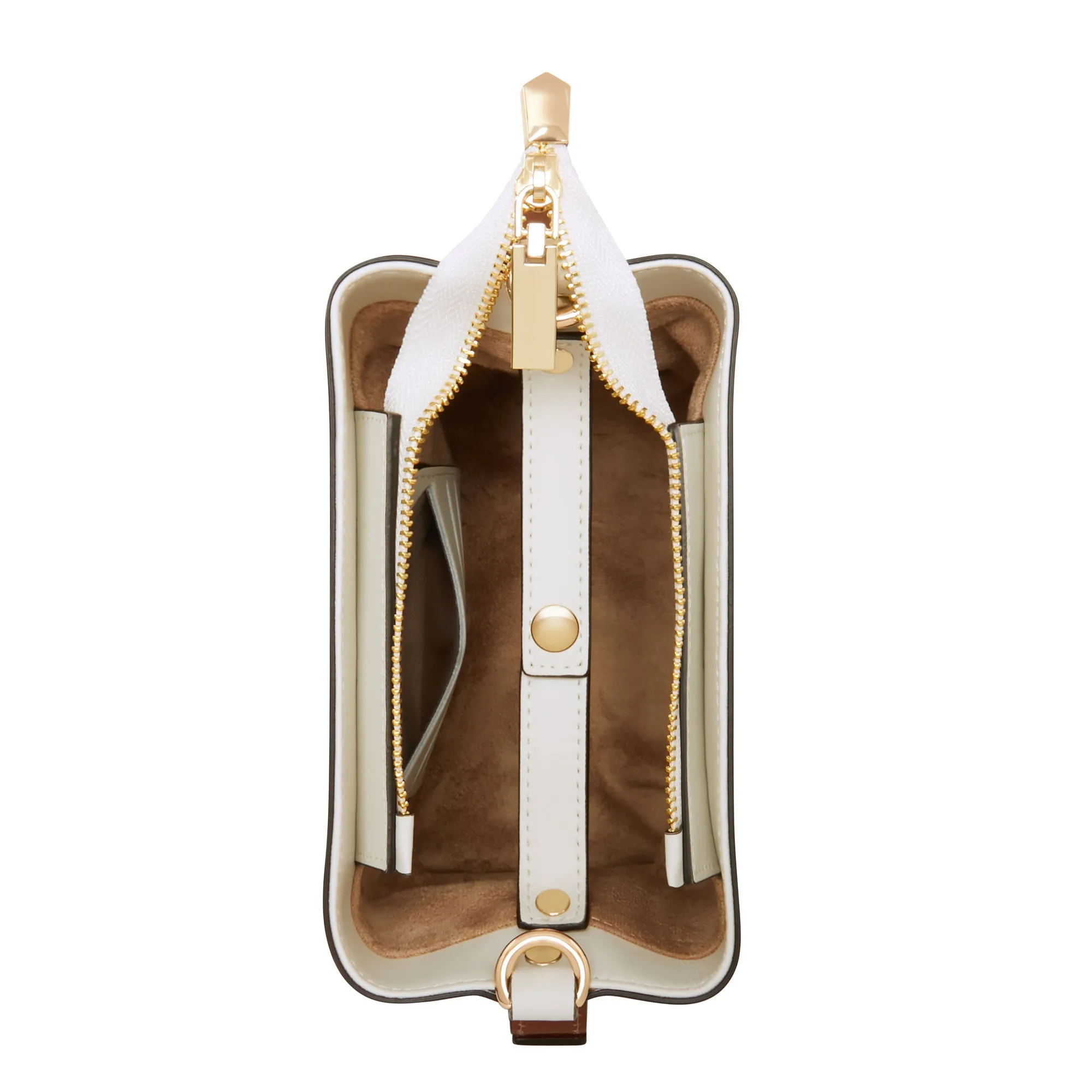 Honoré Adriane Mini white leather handbag calfskin leather