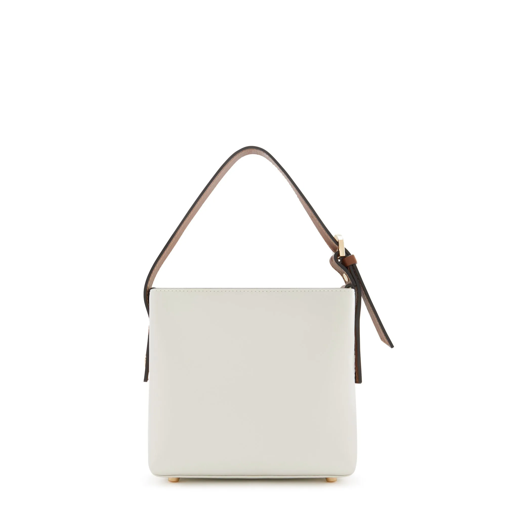 Honoré Adriane Mini white leather handbag calfskin leather