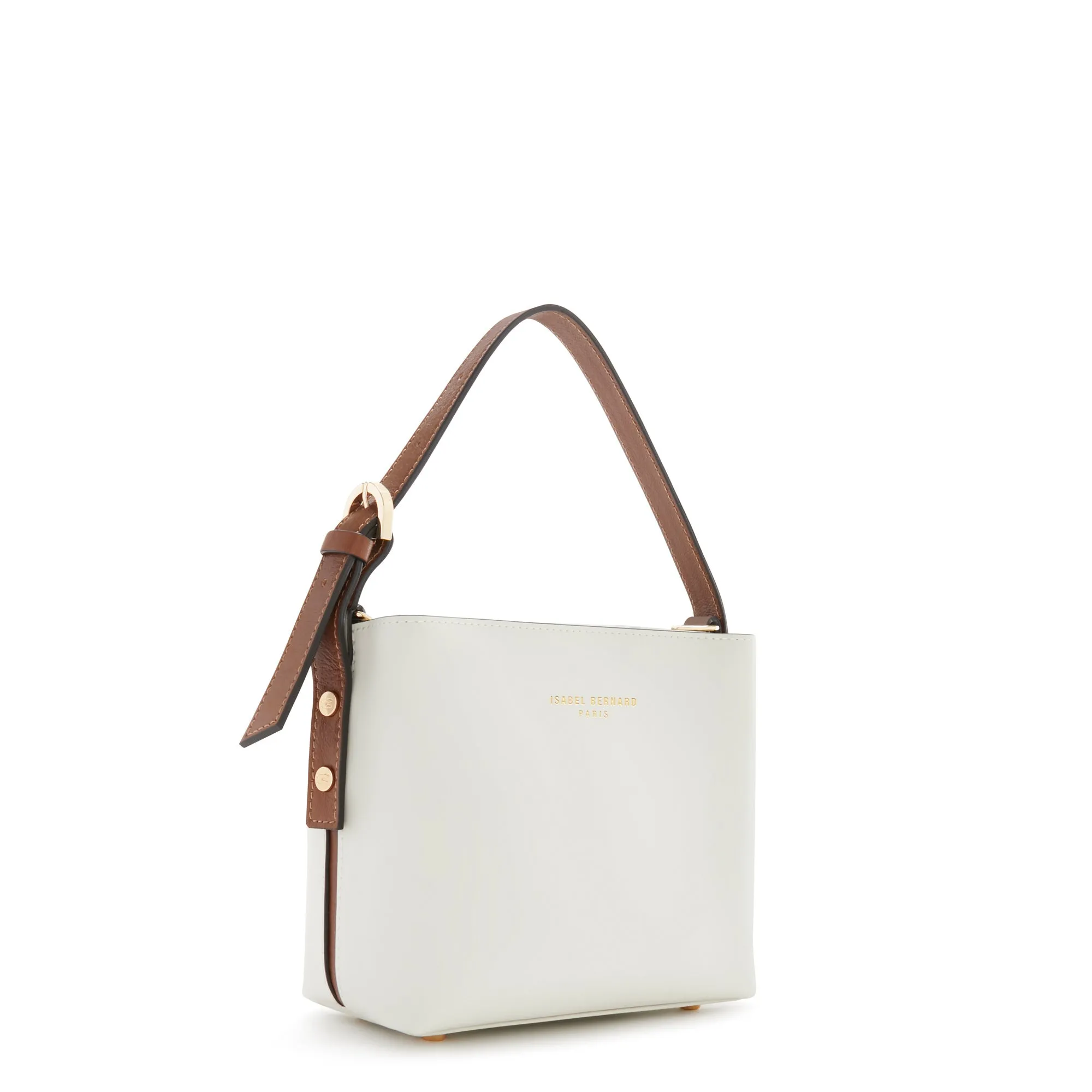 Honoré Adriane Mini white leather handbag calfskin leather