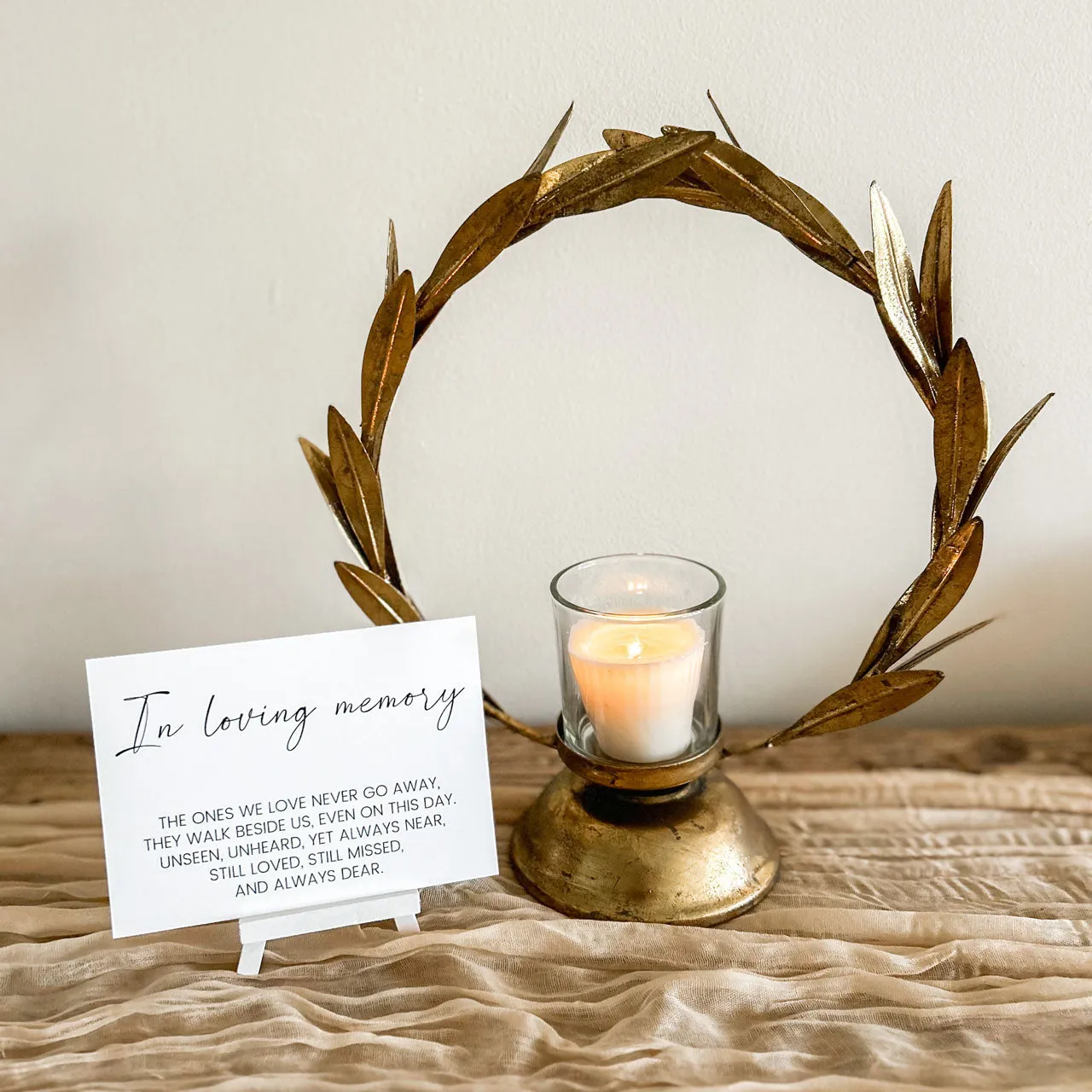 In Loving Memory - A6 Wedding Print