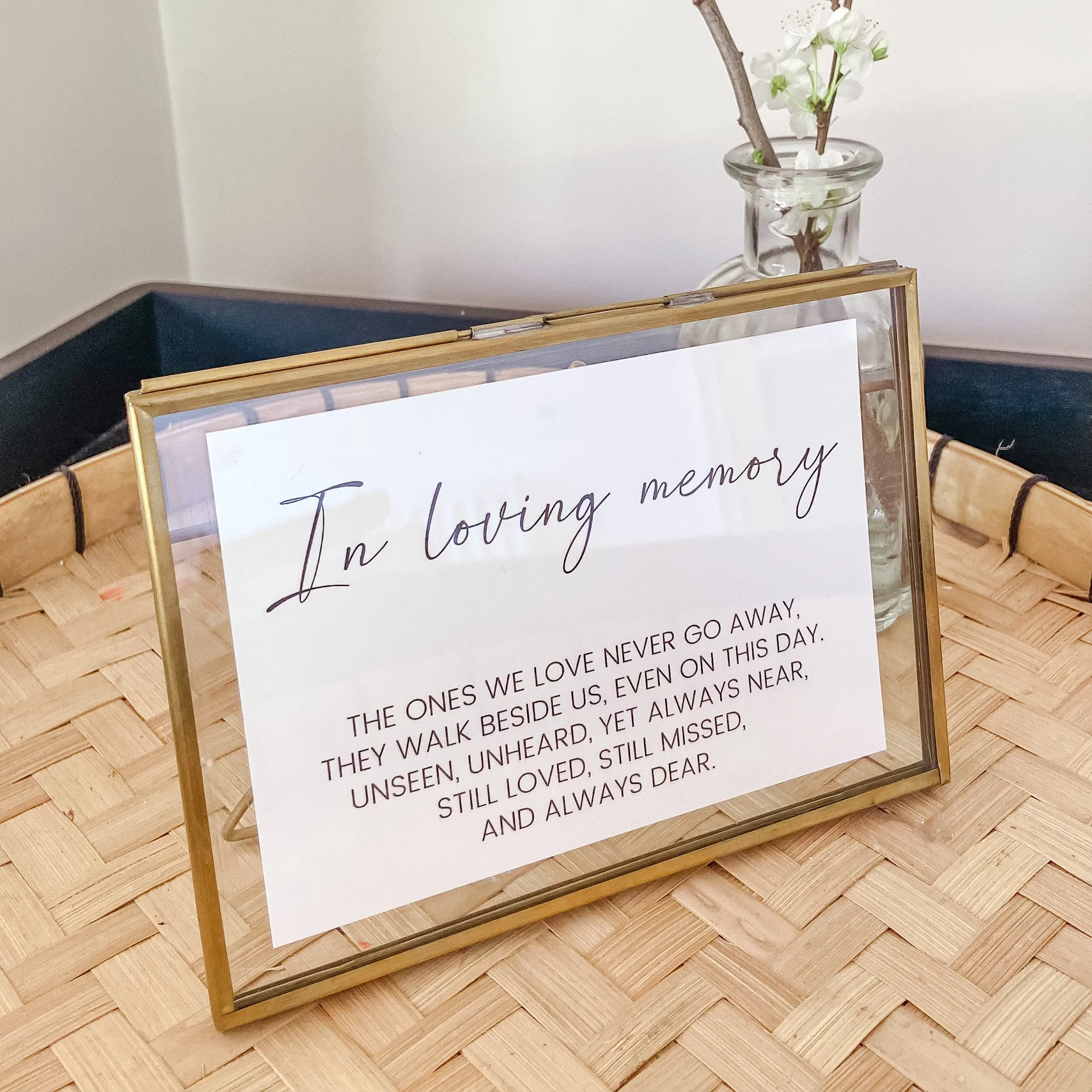 In Loving Memory - A6 Wedding Print