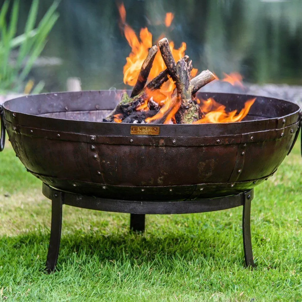 Kadai 60cm Recycled Firebowl with High & Low Stands