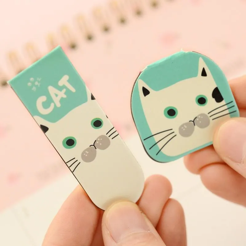 Kawaii Kitty Bookmark / Magnet ( 2pcs set)