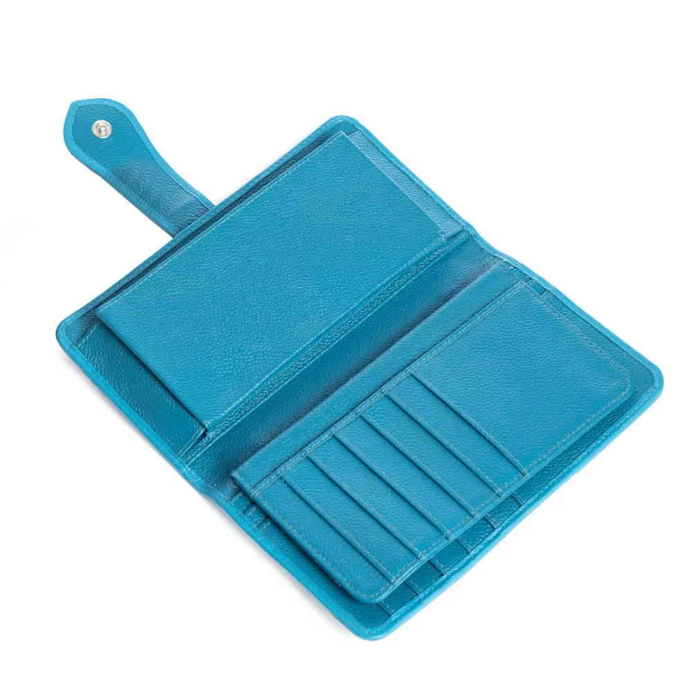 Las Mijitas Wallet in Turquoise