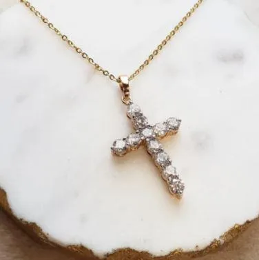 Mary Sparkle Religious Necklace