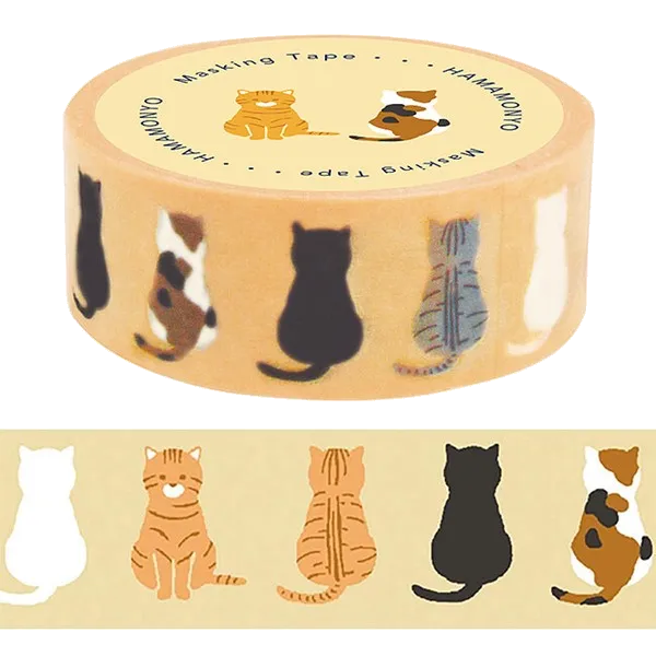 Masking Tape - Sitting Cats