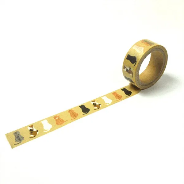 Masking Tape - Sitting Cats