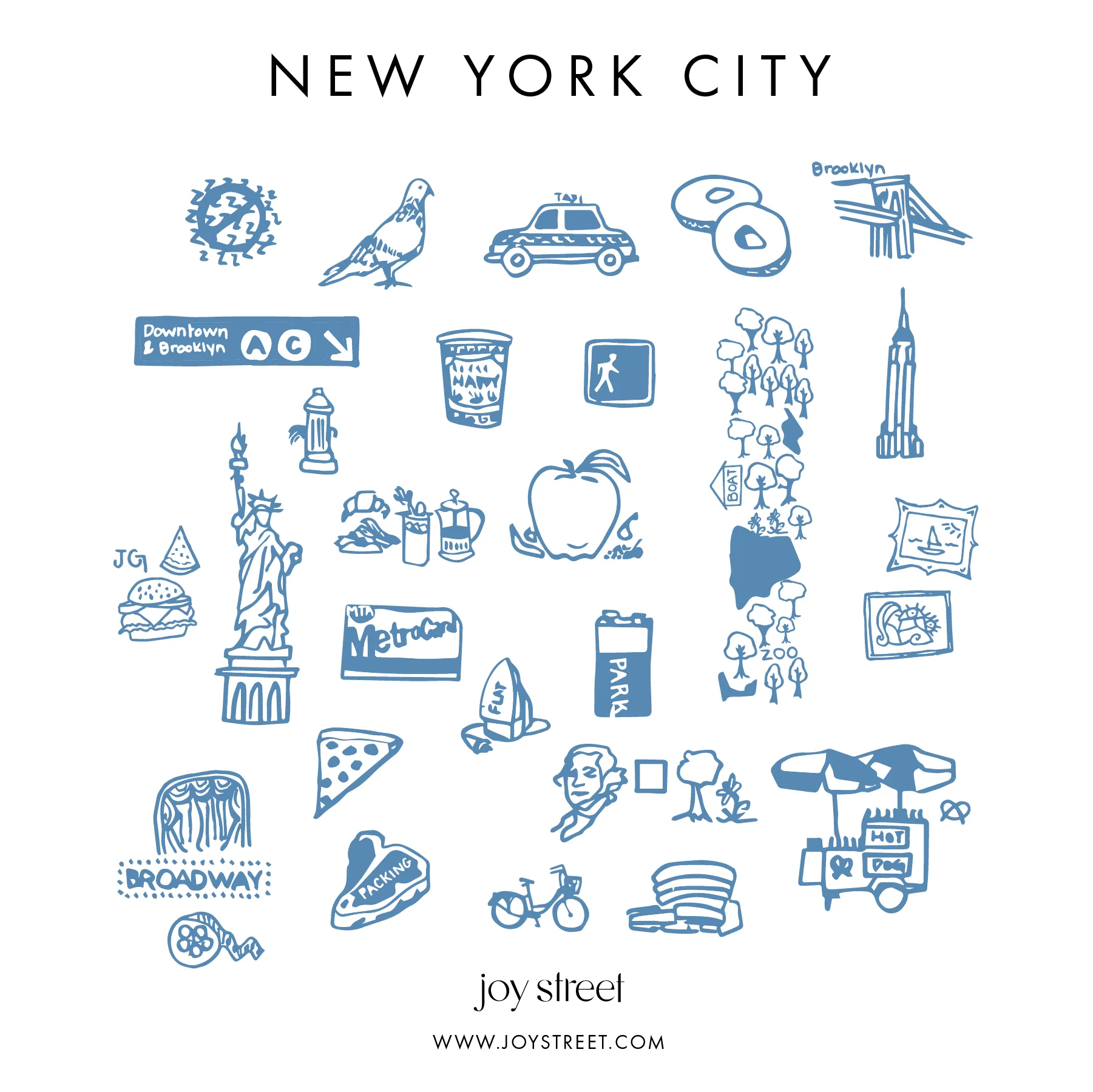 New York City Baby Gift Set