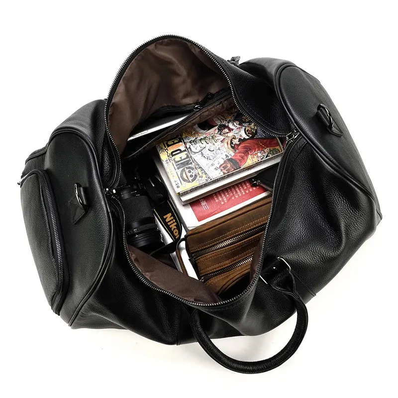 Newsbirds Leather Travel Bag: Vintage Elegance for Stylish Journeys