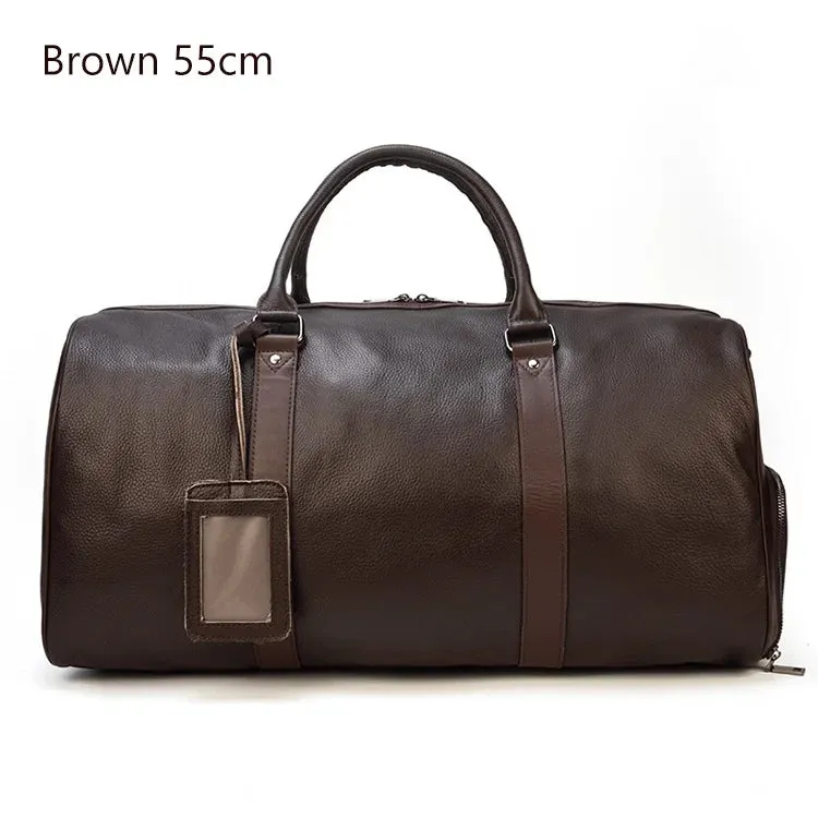 Newsbirds Leather Travel Bag: Vintage Elegance for Stylish Journeys