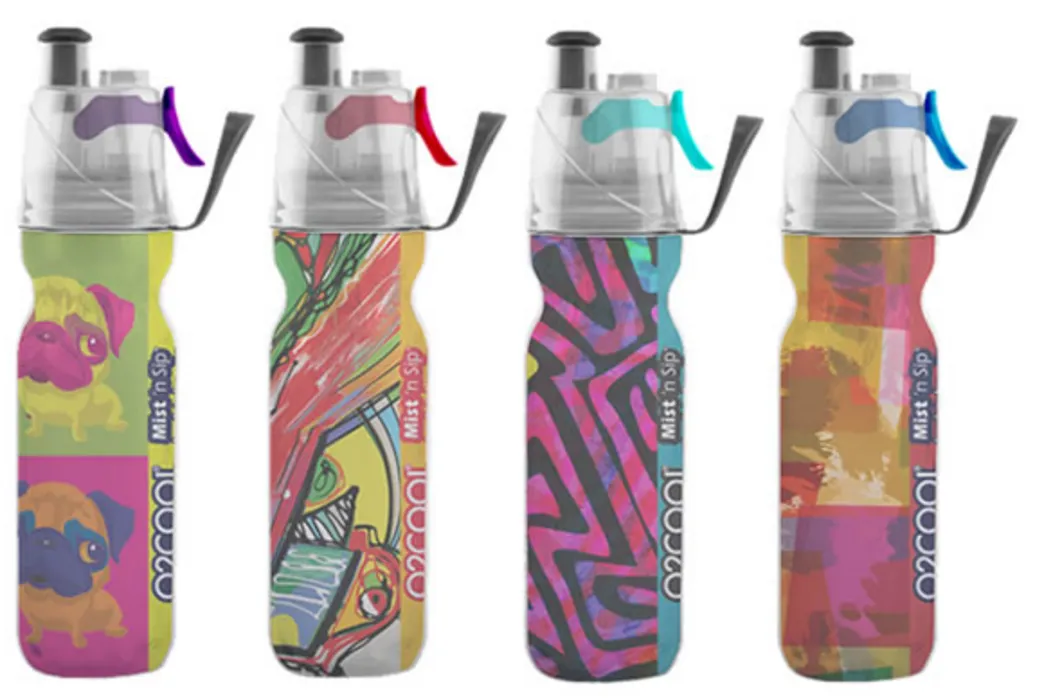 O2COOL ArcticSqueeze® Insulated Mist 'N Sip Artist 20oz *Limited Edition*