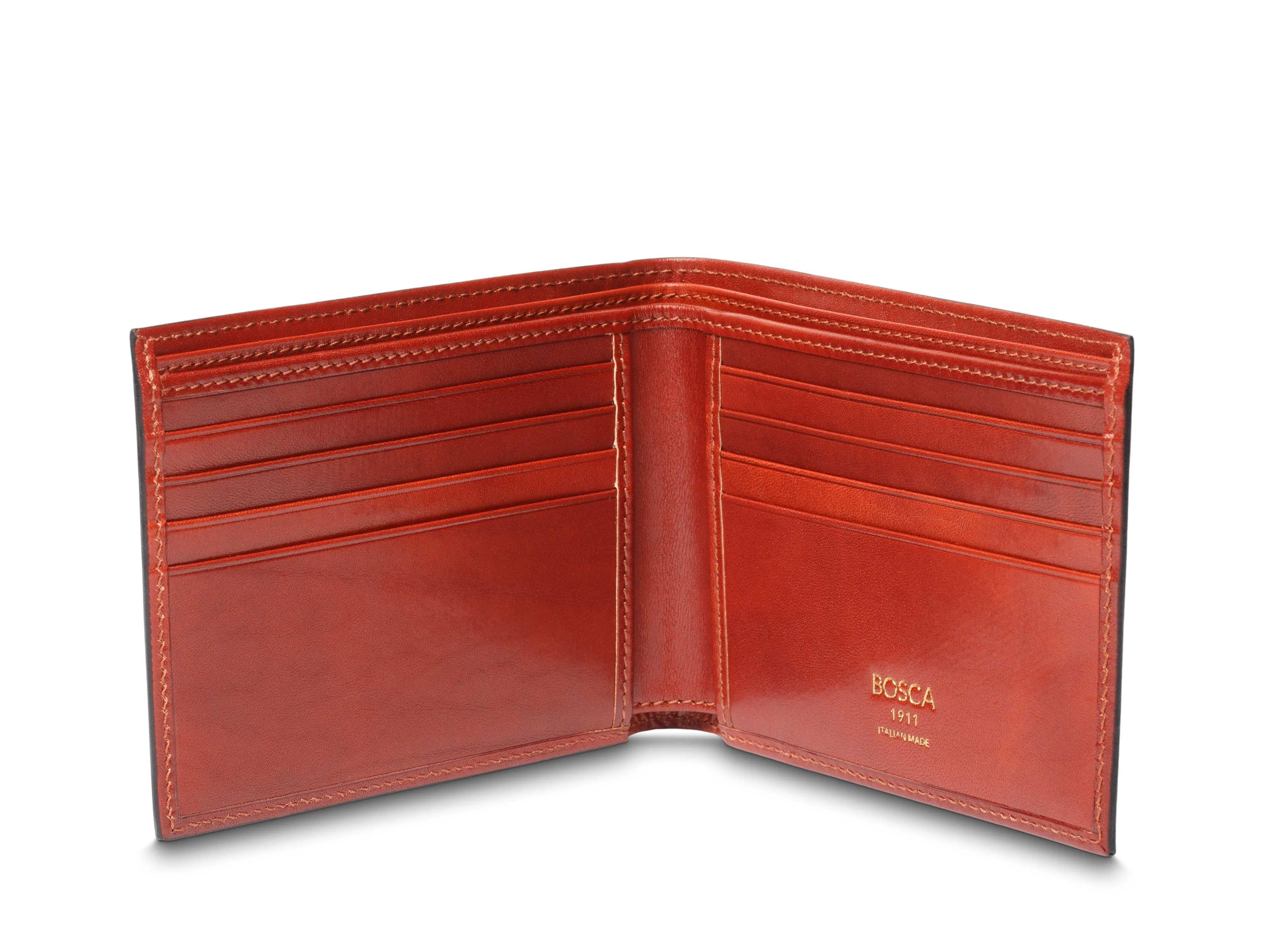 Old Leather Italia 8 Pocket Wallet